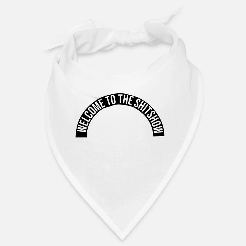 Semicircle Shitshow lettering Bandana