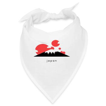 Japan - Bandana - Weiß - Vorne