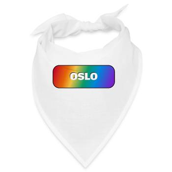 OSLO PRIDE REGENBOGEN - Bandana - Weiß - Vorne