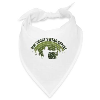 Spaß Bogenschießen Bogenschießen Bogenschießen Jagdpfeil - Bandana - Weiß - Vorne