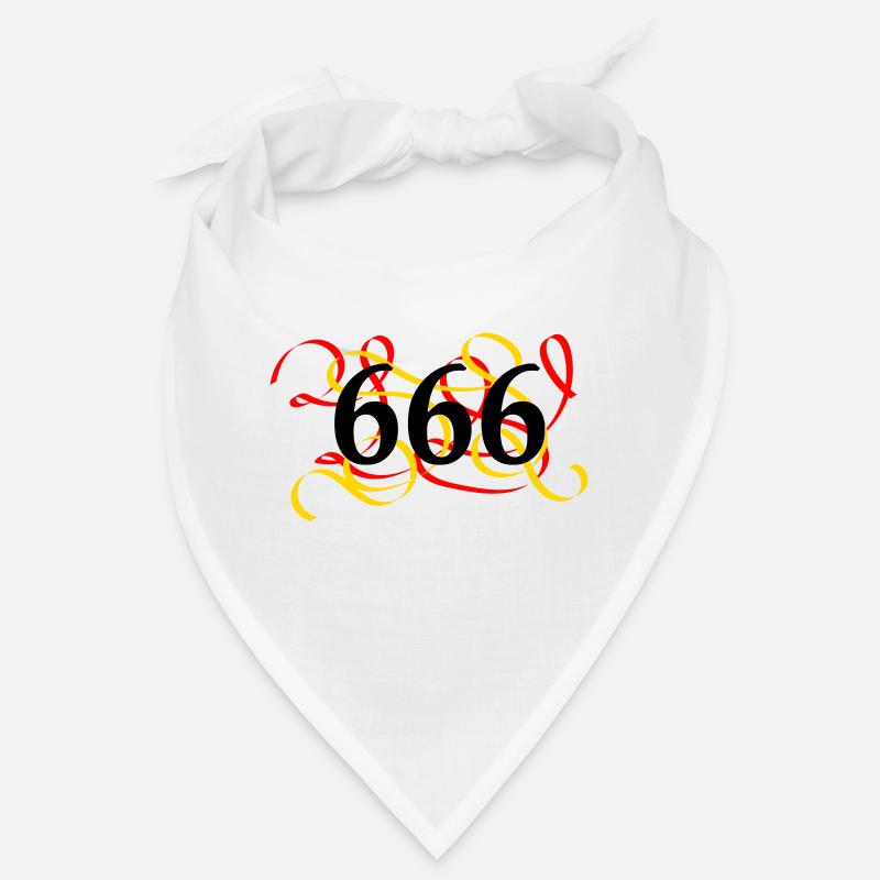 666 burned Bandana