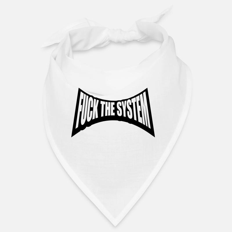 Fuck the system Punk Bandana
