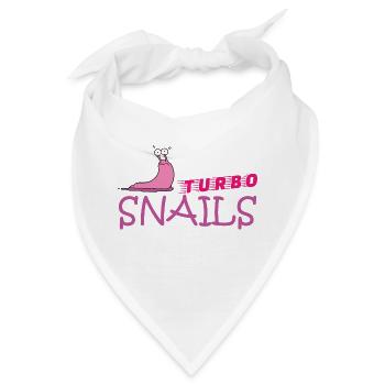 Muddy run shirt mud obstacle race ocr Team Snail - Bandana - Weiß - Vorne