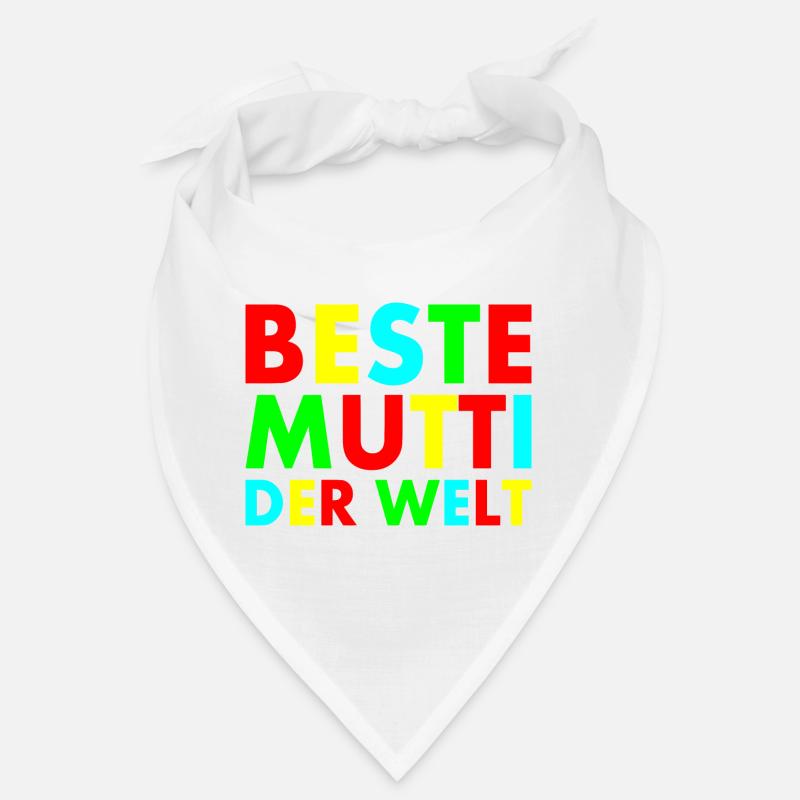 Beste mutti der welt - Bandana - Weiß