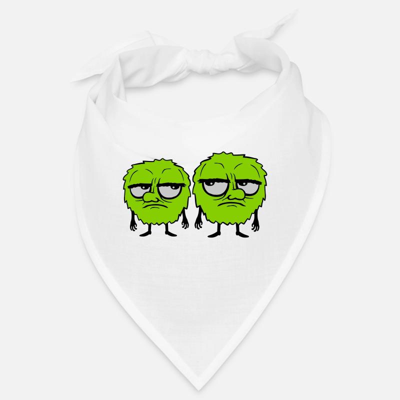 2 monstres roulent des yeux Bandana
