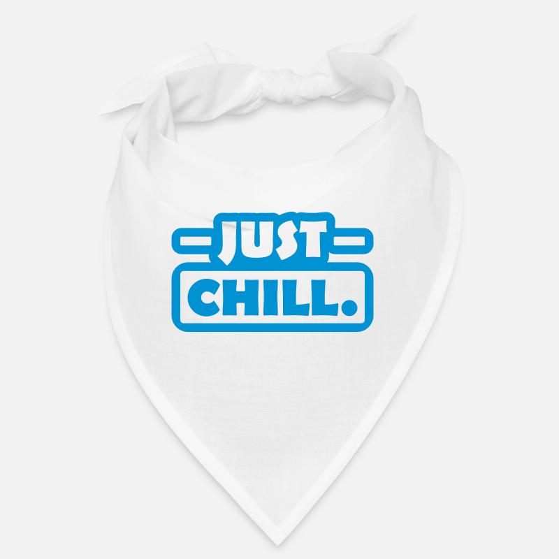 Logo Just Chill Texte Bandana