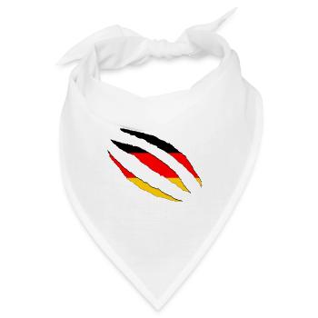 Deutschland - Bandana - Weiß - Vorne