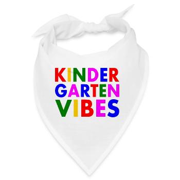 kindergarten vibes - Bandana - Weiß - Vorne