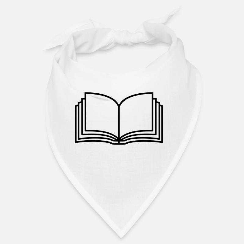 Novel Open Book Pages Bandana