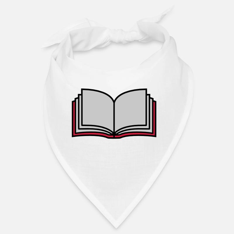 School Open Book Pages Bandana