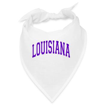 Louisiana - Bandana - Weiß - Vorne