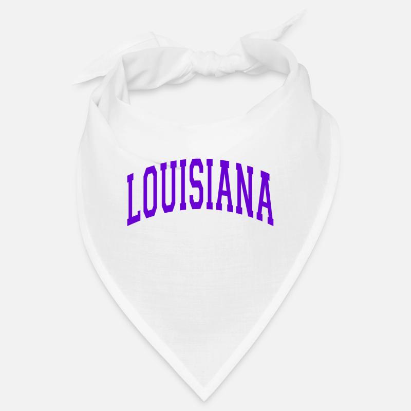 Louisiane - Bandana - blanc