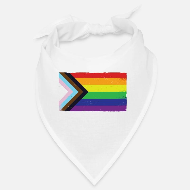 LGBTQIA Progress Pride Black Pride Regenbogen Bandana