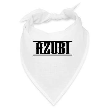 AZUBI white Tshirt - Bandana - Weiß - Vorne