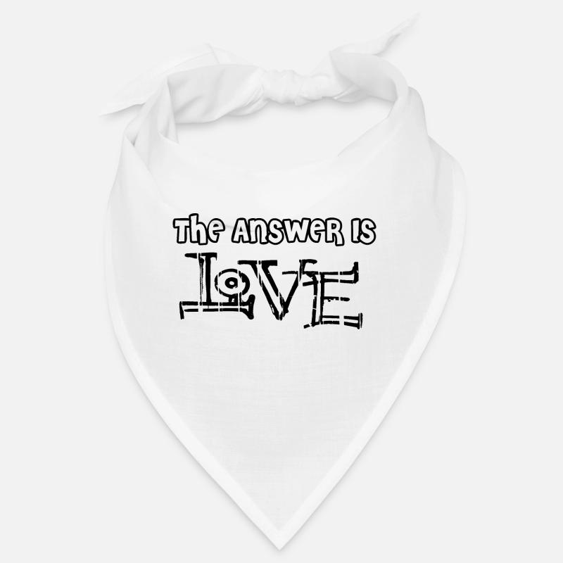 the answer is love Bandana