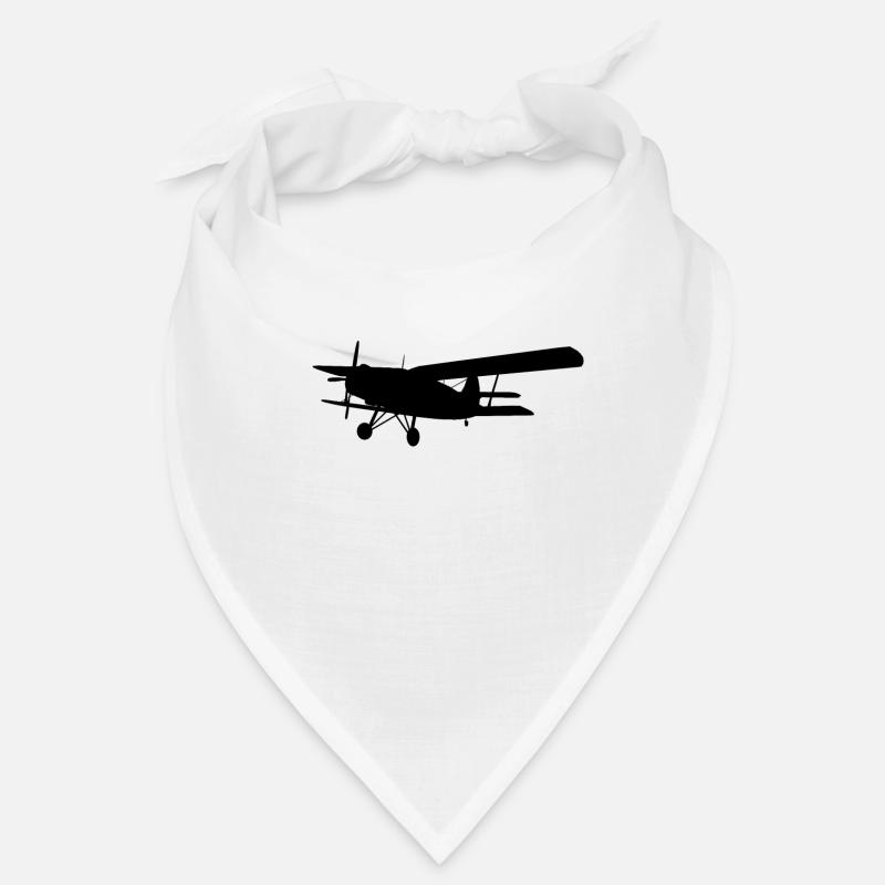 Doppeldecker Flugzeug Bandana