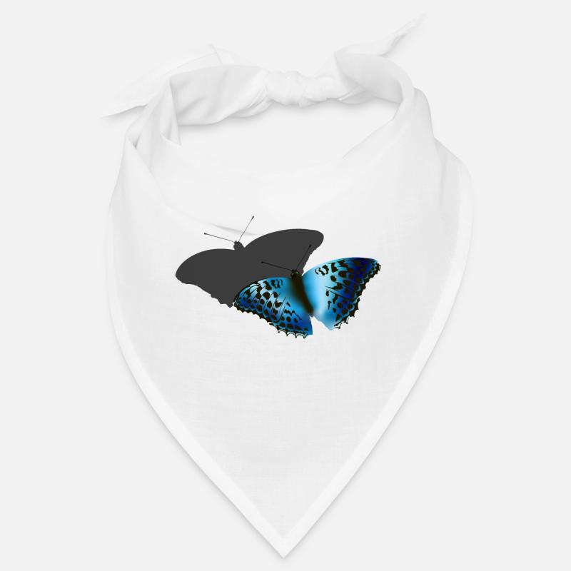 Blauer Schmetterling Bandana