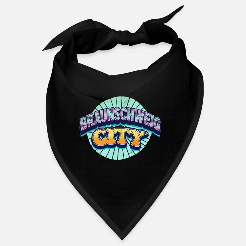 Braunschweig Deutschland Schrift Pop Art Comic Bandana