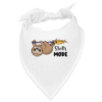 Sloth Mode - Bandana - Weiß - Vorne