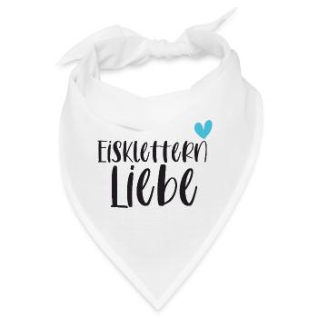 Eisklettern Klettern Wintersport Eis Geschenk - Bandana - Weiß - Vorne