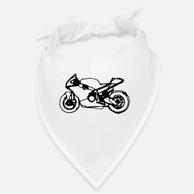 Motorradfahrer Vektor mit Motorrad Geschenkidee Bandana