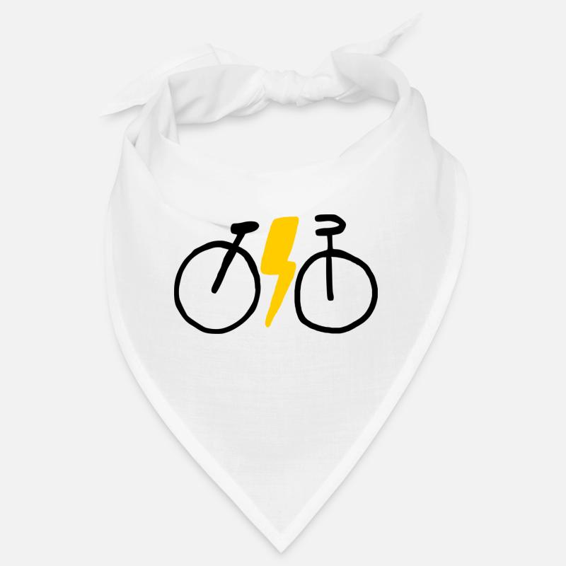 Vélo électrique - Bandana - blanc