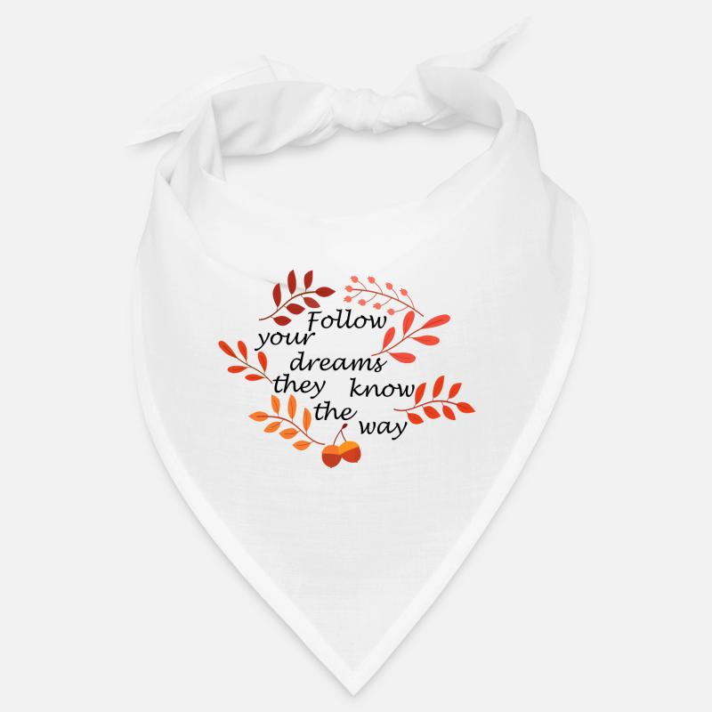 Herbstlaub und Eicheln Muster Bandana