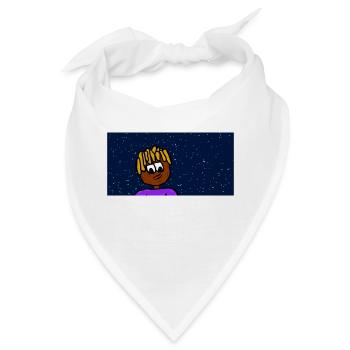 Rapper in Universe - Bandana - Weiß - Vorne