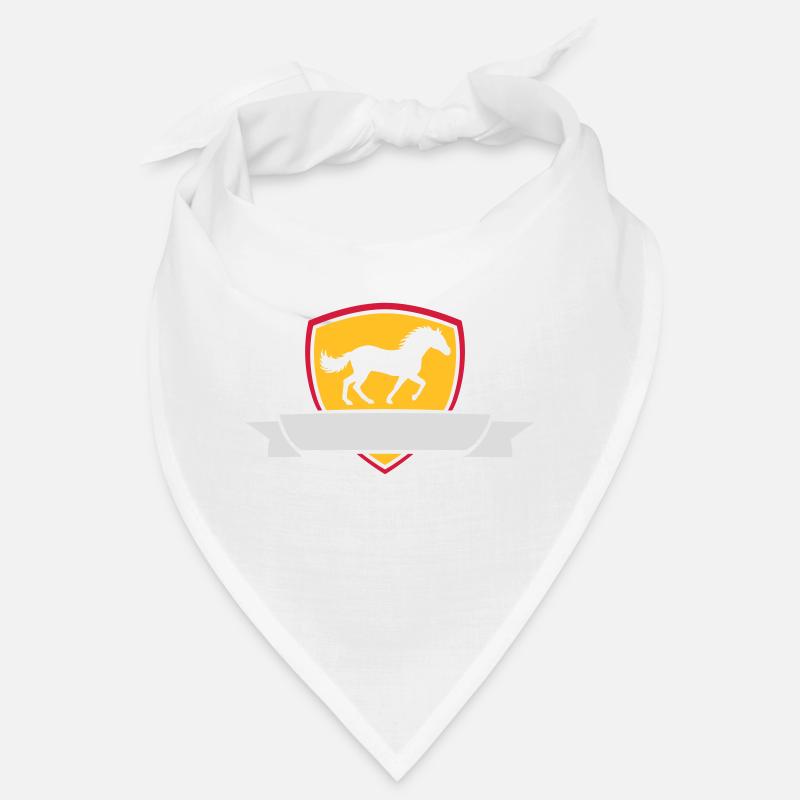 Insérer une bannière de cheval de texte Bandana