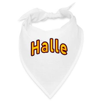 Halle - Bandana - Weiß - Vorne