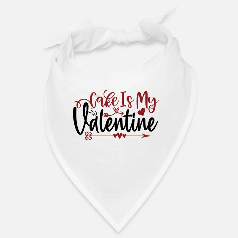 Le gâteau est ma Saint-Valentin Bandana