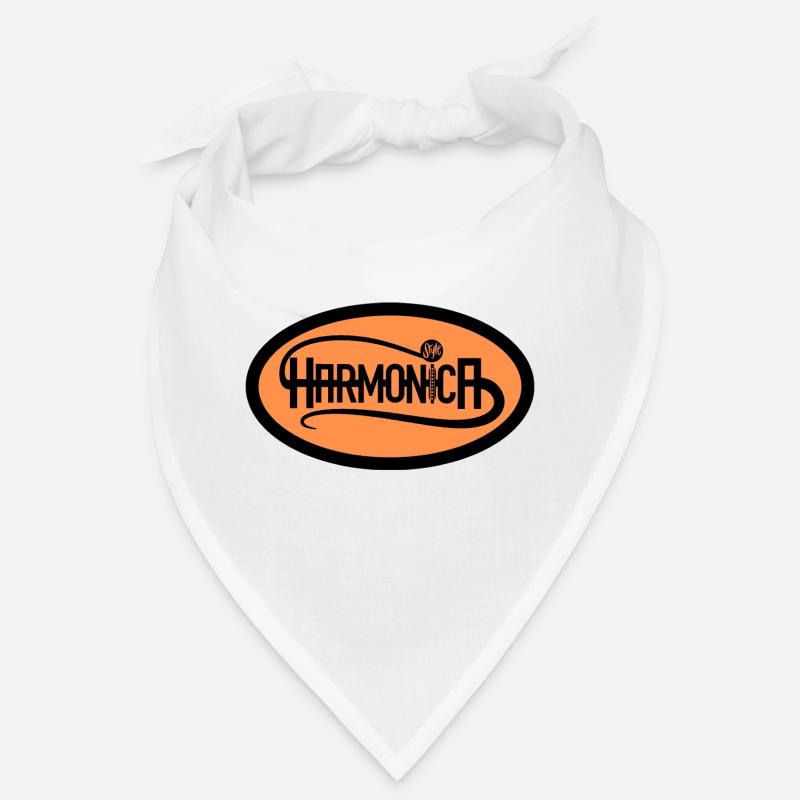 Logo Harmonica Style pour harmoniciste Bandana