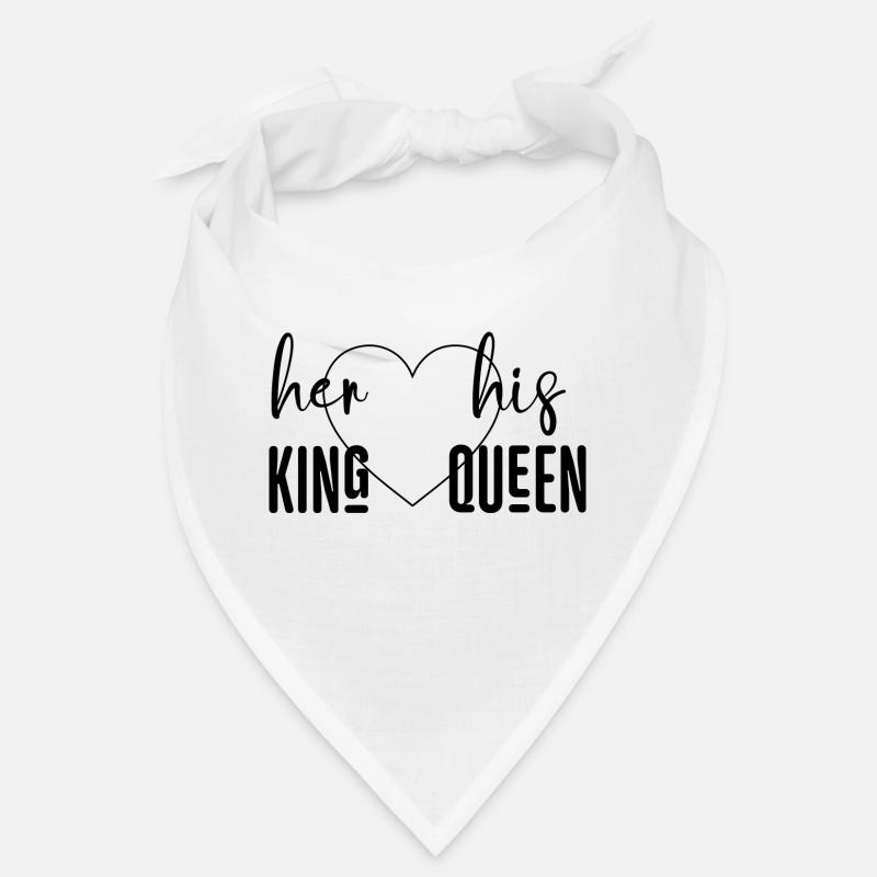 Her King His Queen black version Bandana
