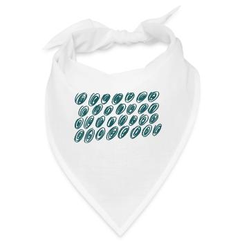 Element Grün - Bandana - Weiß - Vorne