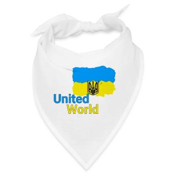United World - Ukraine - Bandana - Weiß - Vorne