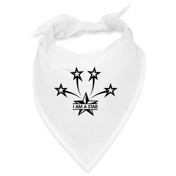 Ich bin ein Star - Bandana - Weiß - Vorne