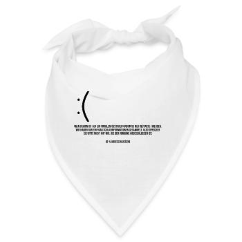 Computer Blauer bildschirm error - Bandana - Weiß - Vorne