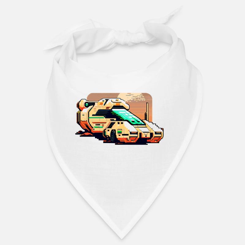 Futuristic transporter on a planet Bandana