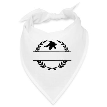 Judo-Wurf Lorbeerkranz - Bandana - Weiß - Vorne