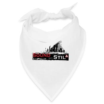 Sound mit Stil Skyline - Bandana - Weiß - Vorne