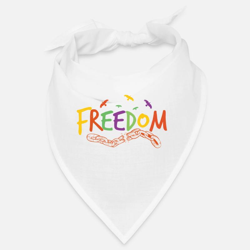 FREIHEIT - Bandana - Weiß