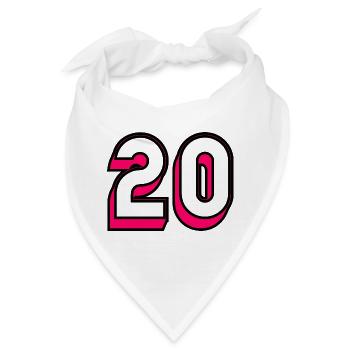 20,20 JAHRE,20-JÄHRIGES JUBILÄUM,20-JÄHRIGES JUBILÄUM,20 - Bandana - Weiß - Vorne