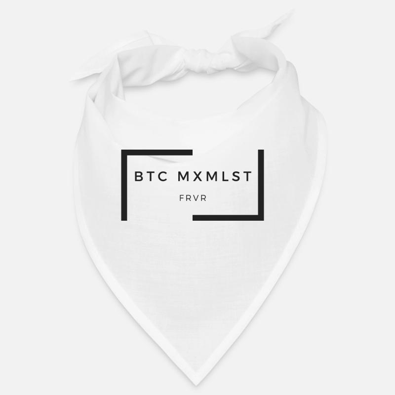 BTC maximalist - Bandana - Weiß