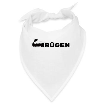 Rasender Roland Rügen - Bandana - Weiß - Vorne