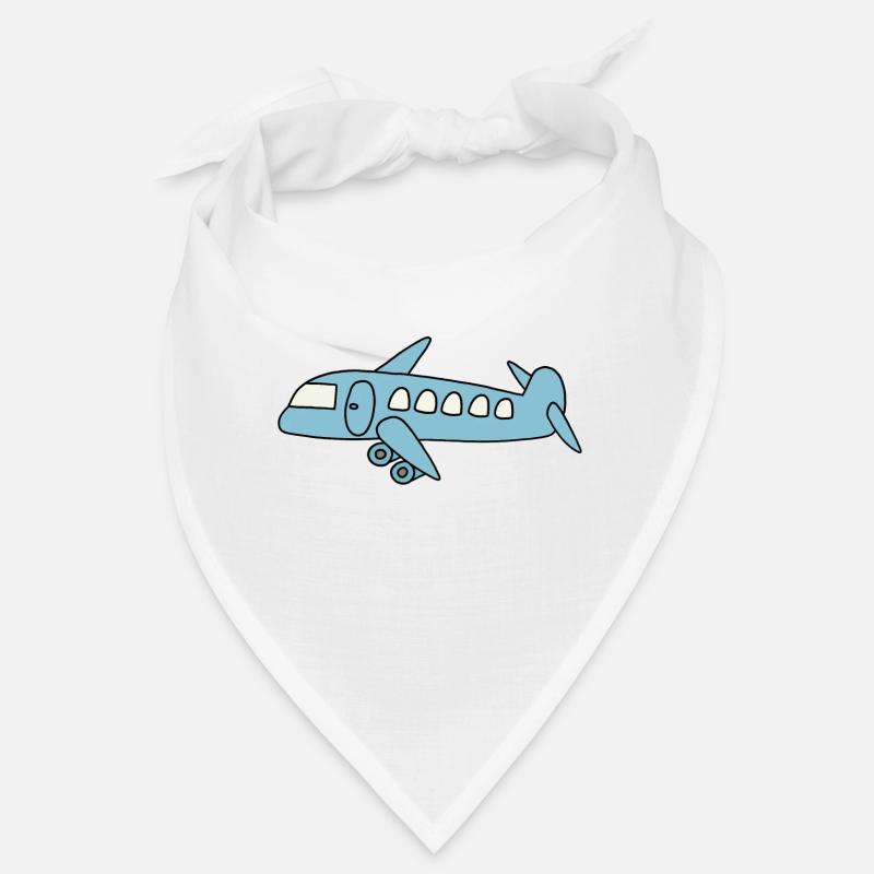 Blue Airplane Bandana