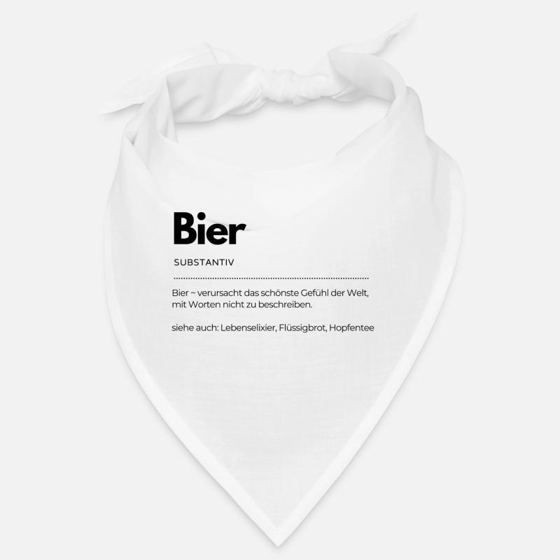 Definition Bier - Partyshirt Bandana