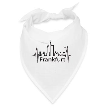 Frankfurt besser - Bandana - Weiß - Vorne