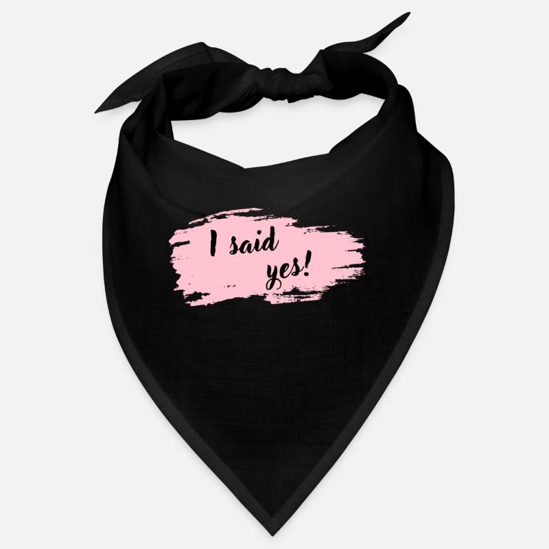 I said yes - Wolke pink Bandana