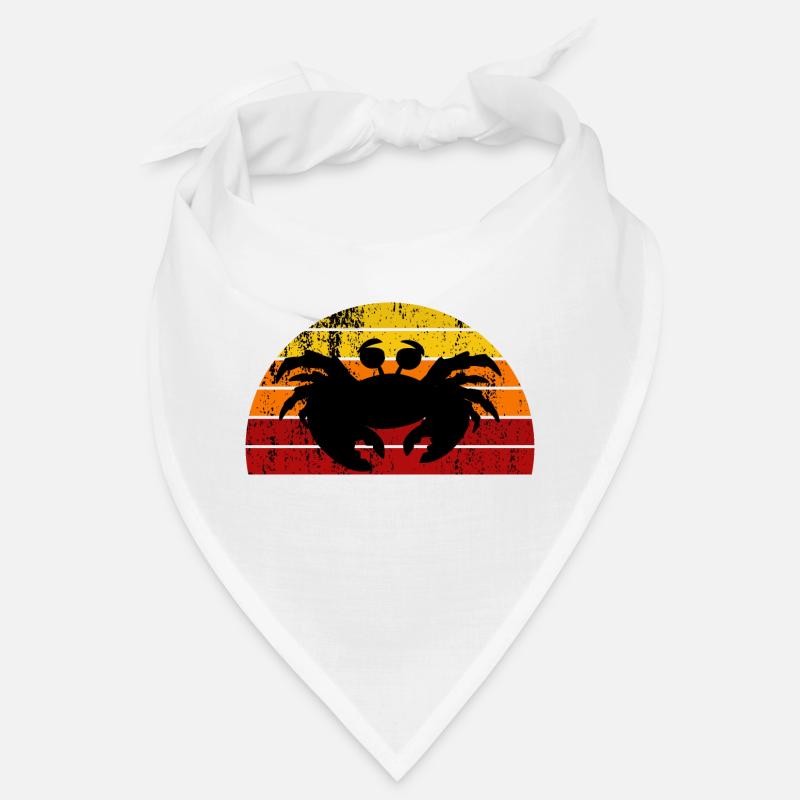 Crap retro sunset design Bandana