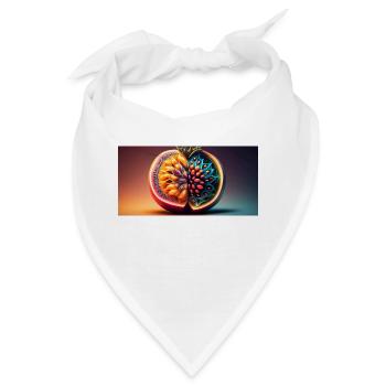 futuristisches Obst - Bandana - Weiß - Vorne